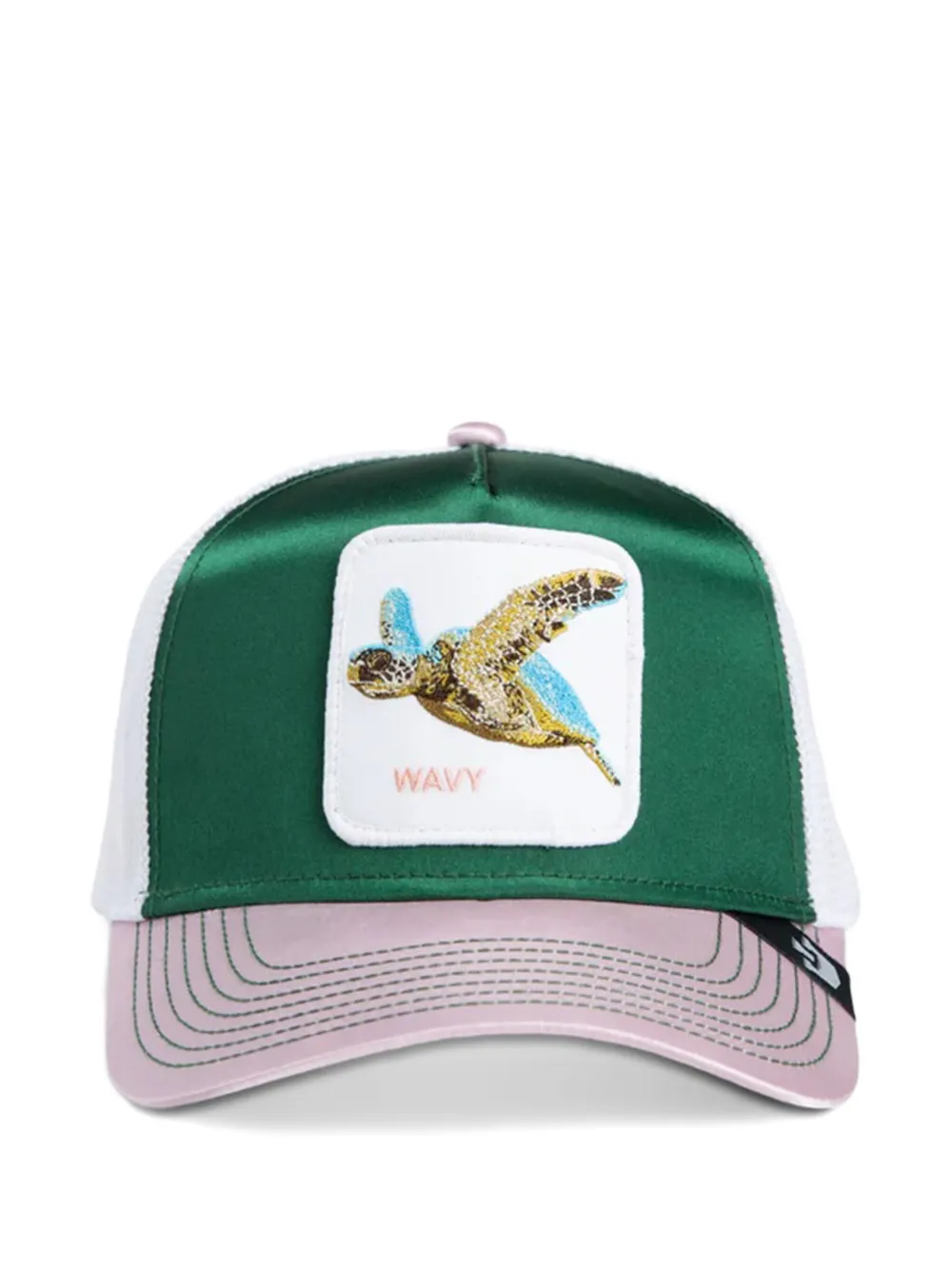 GOORIN BROS turtle-patch trucker cap Groen