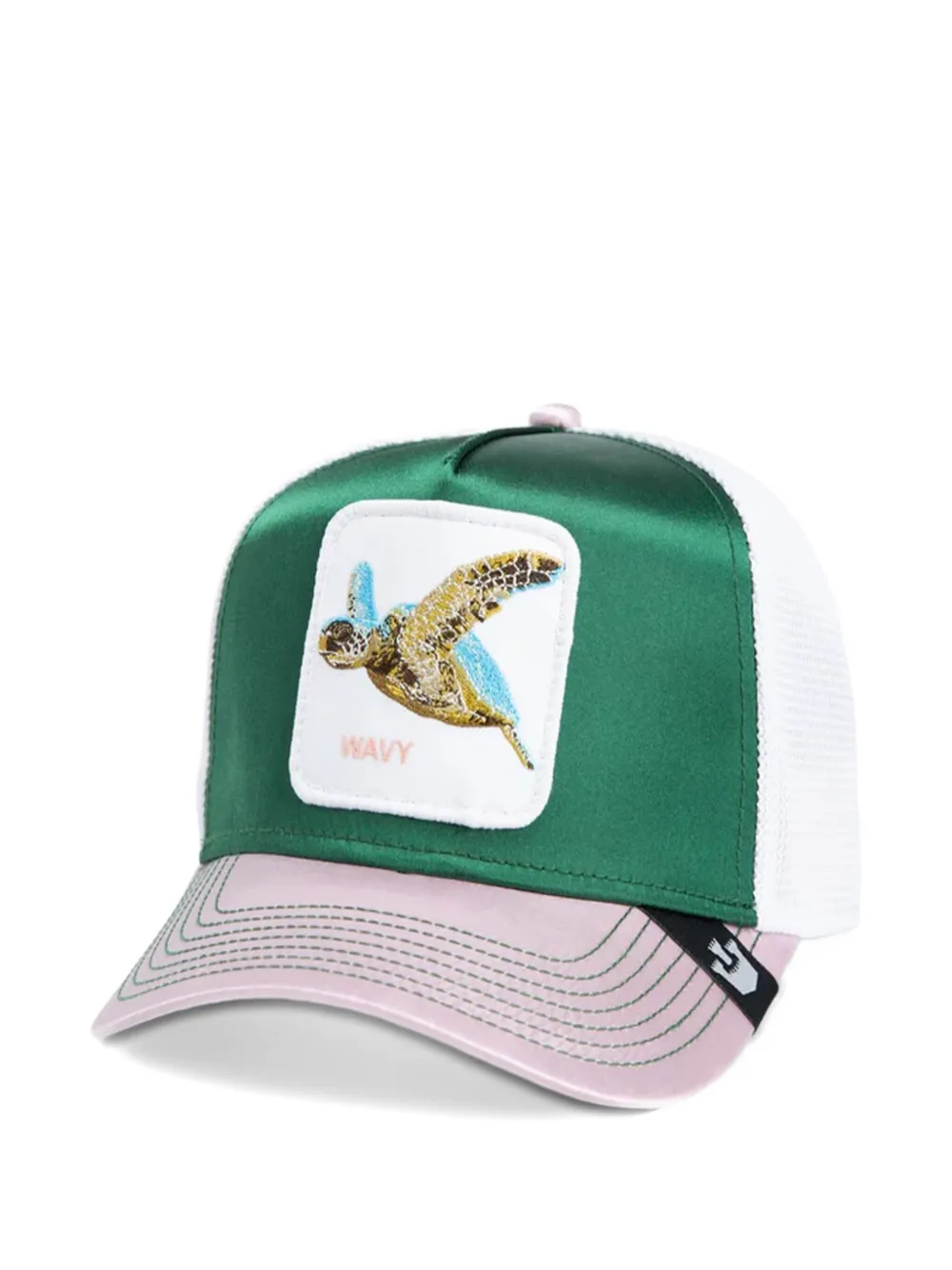GOORIN BROS turtle-patch trucker cap Groen