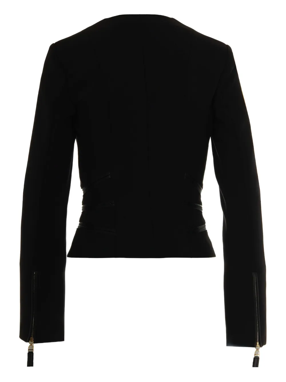 Elisabetta Franchi Jack met rits Zwart