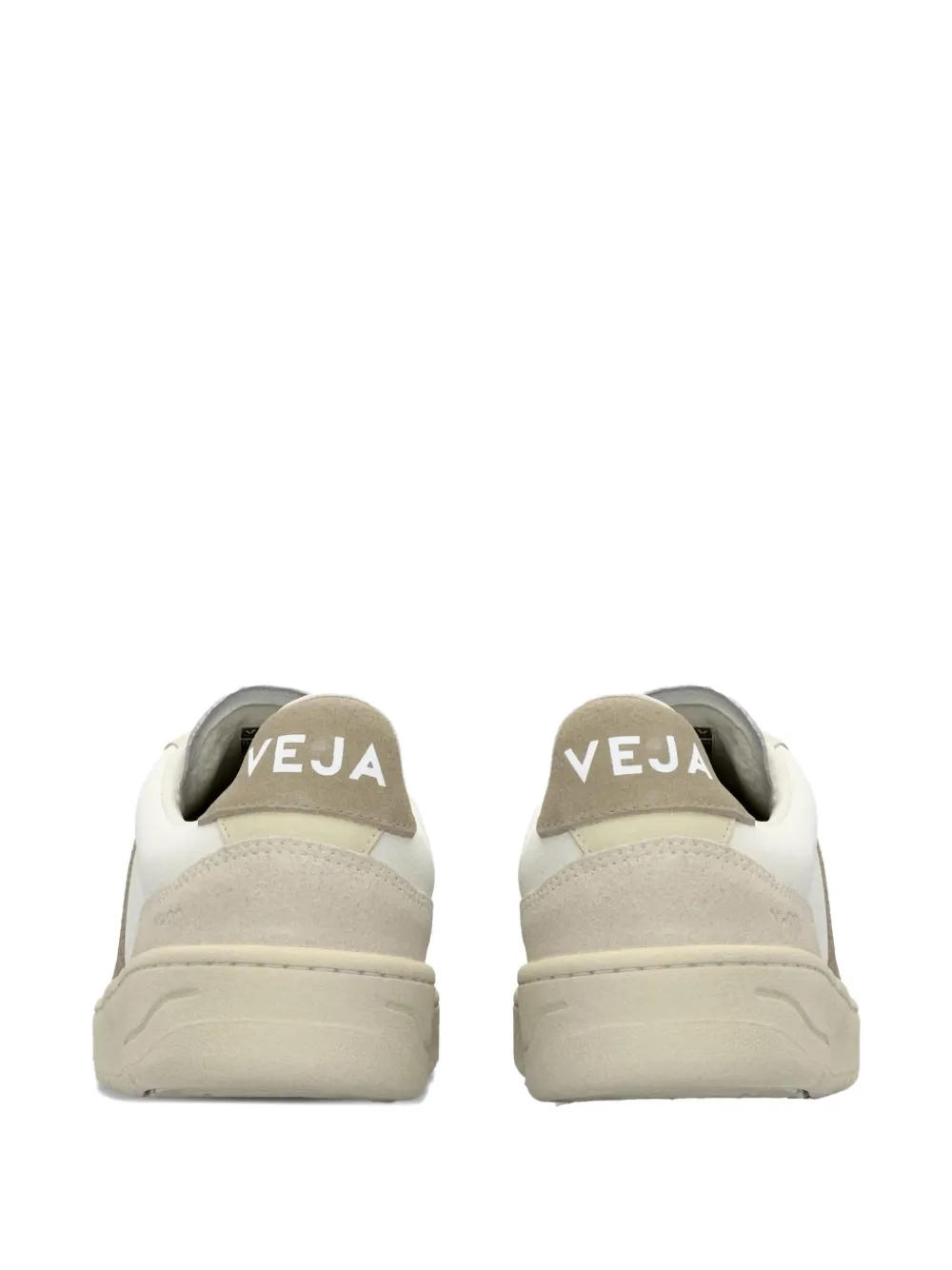 VEJA leather suede trainers White