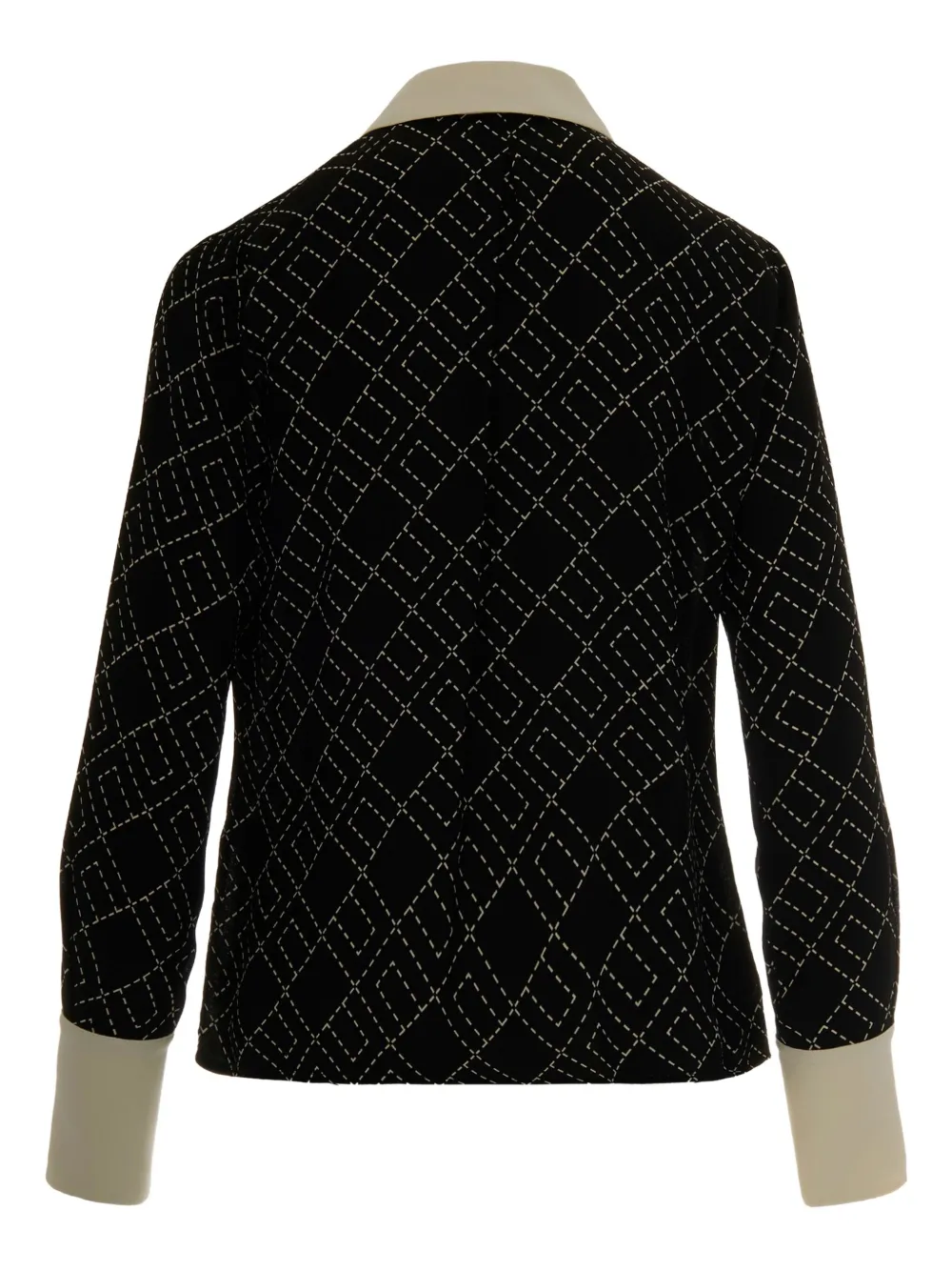 Elisabetta Franchi logo-print shirt - Zwart