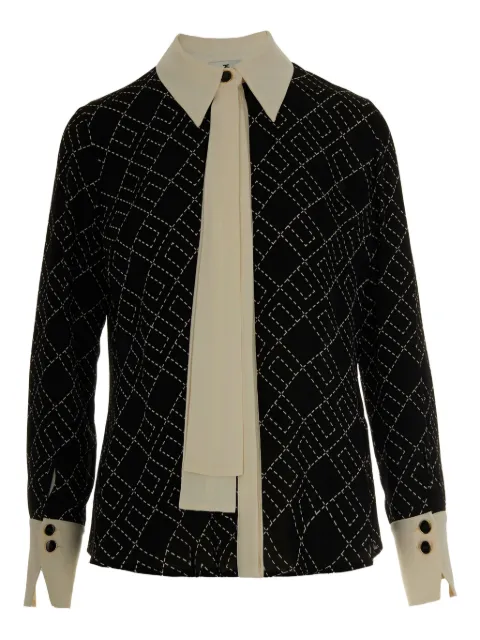 Elisabetta Franchi Hemd mit Logo-Print