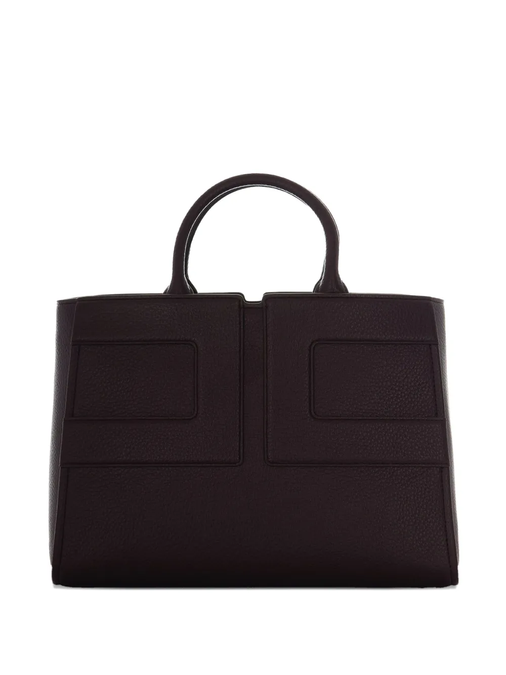 pocket-detail top-handle shoulder bag