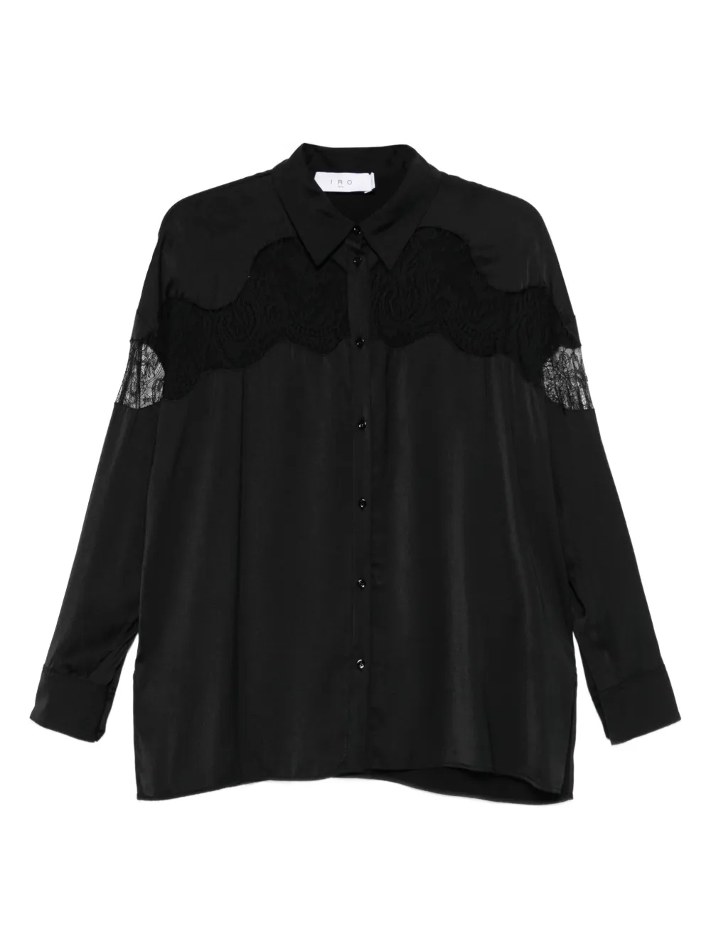 IRO Blouse met kant Zwart