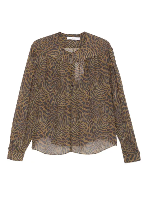 IRO blusa con animal print