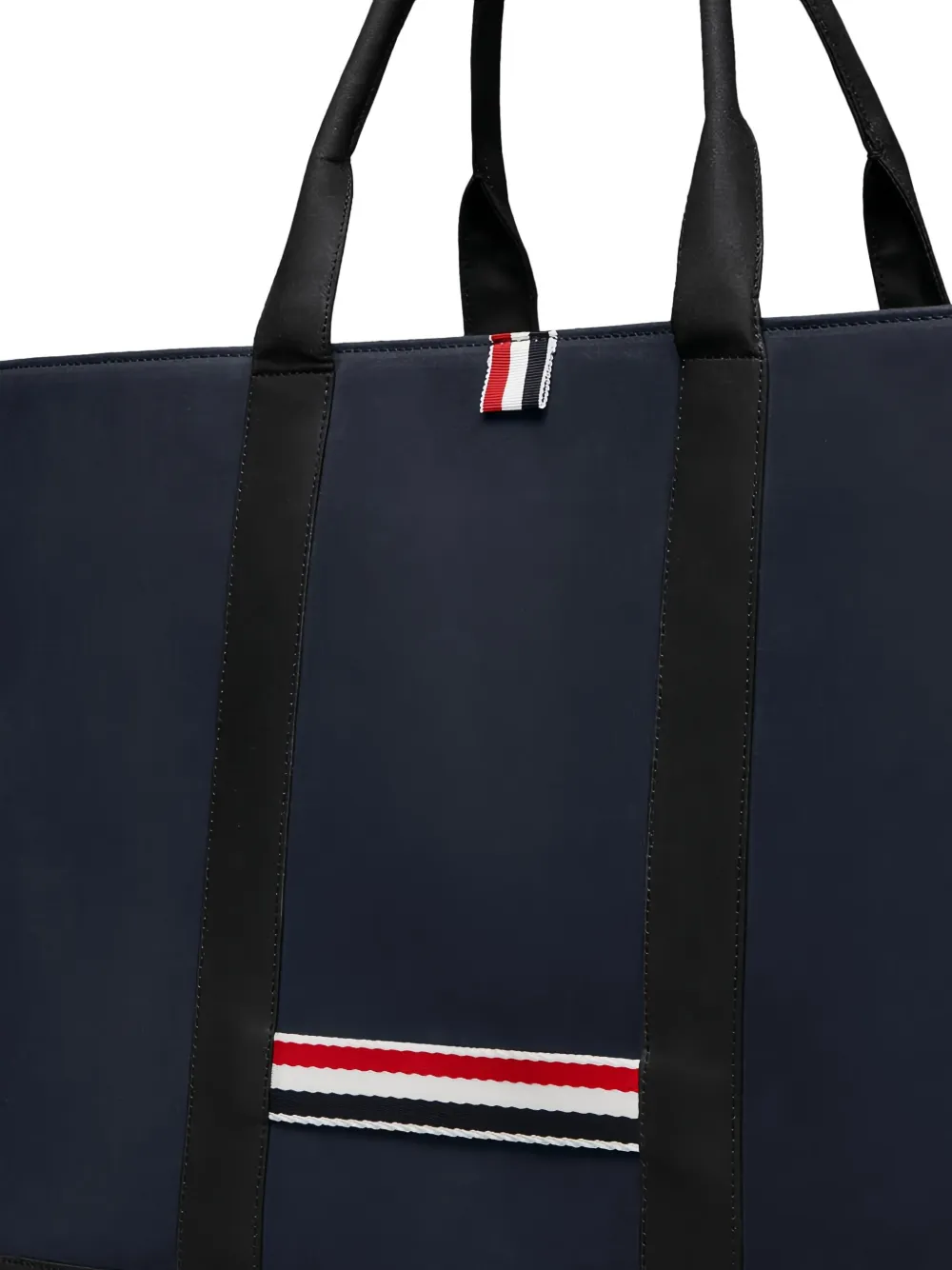 Thom Browne Kids Shopper met streepdetail Blauw