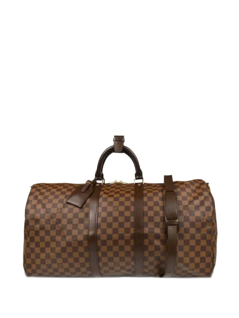 Louis Vuitton Pre-Owned 2008 Damier Keepall Bandouliere 55 duffle bag