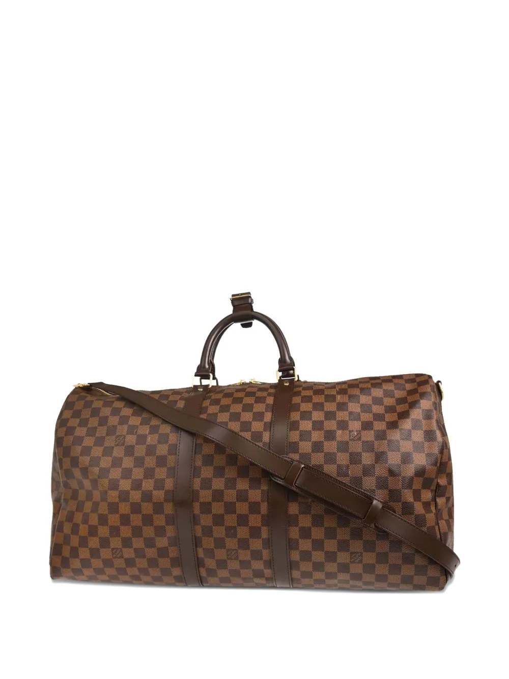 Louis Vuitton Pre-Owned 2008 Damier Keepall Bandouliere 55 duffle bag | Pre-Owned | Image 2