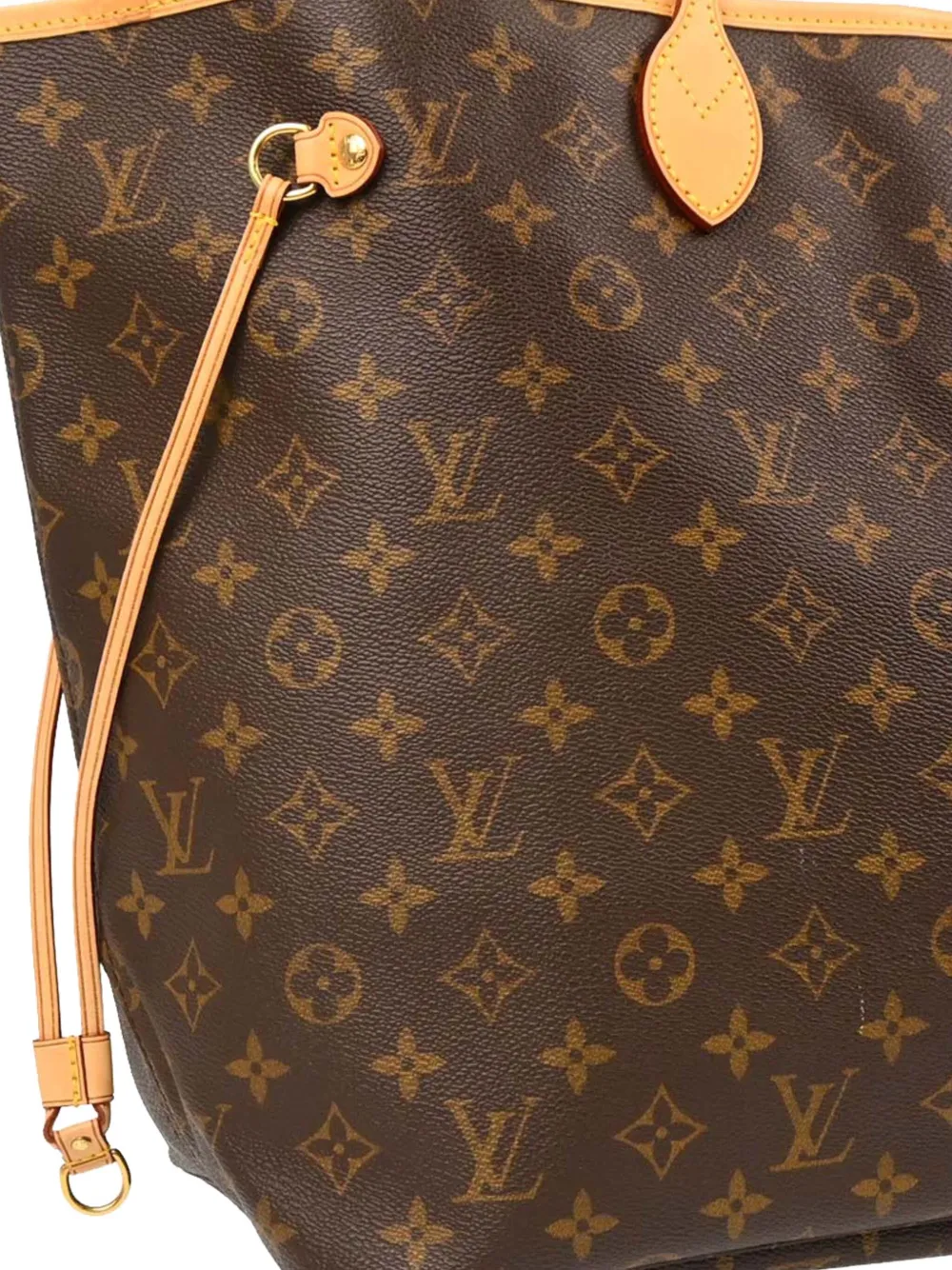 Pre-owned Louis Vuitton 2009 Monogram Neverfull Gm Tote Bag In Brown