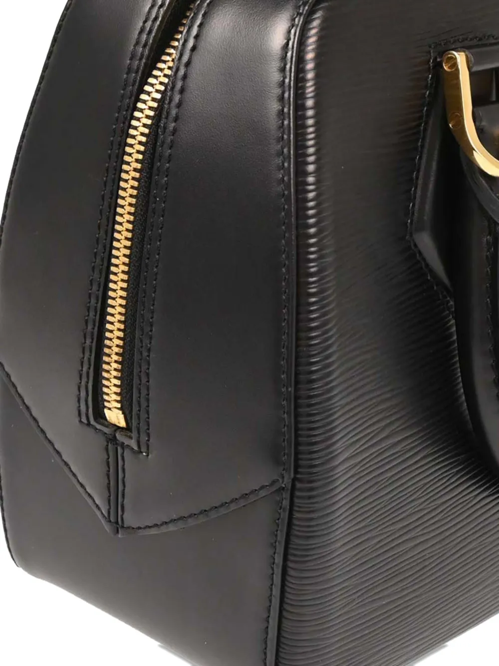 Pre-owned Louis Vuitton 2000 Sablon Handbag In Black