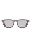 TOM FORD T-shaped hinge detail square-frame full-rim sunglasses - Grey