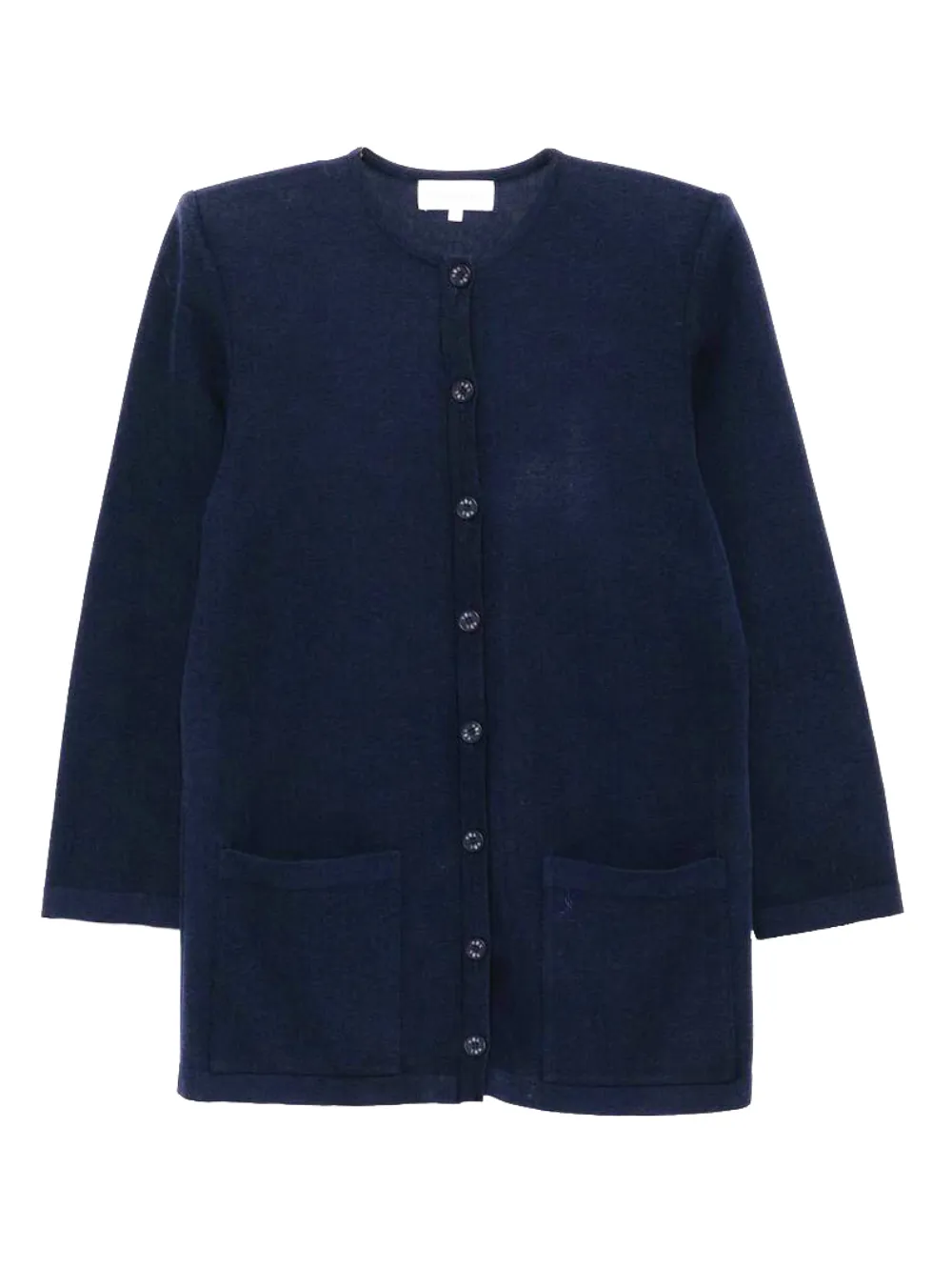 Saint Laurent Pre-Owned Cardigan con bottoni 1990-2000 - Blu