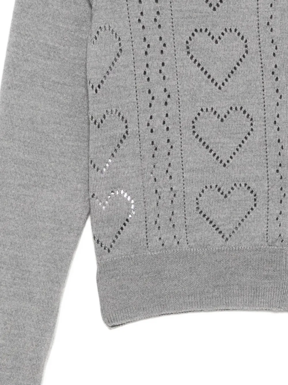 Pre-owned Miu Miu 2018 Wool Cardigan In Gray