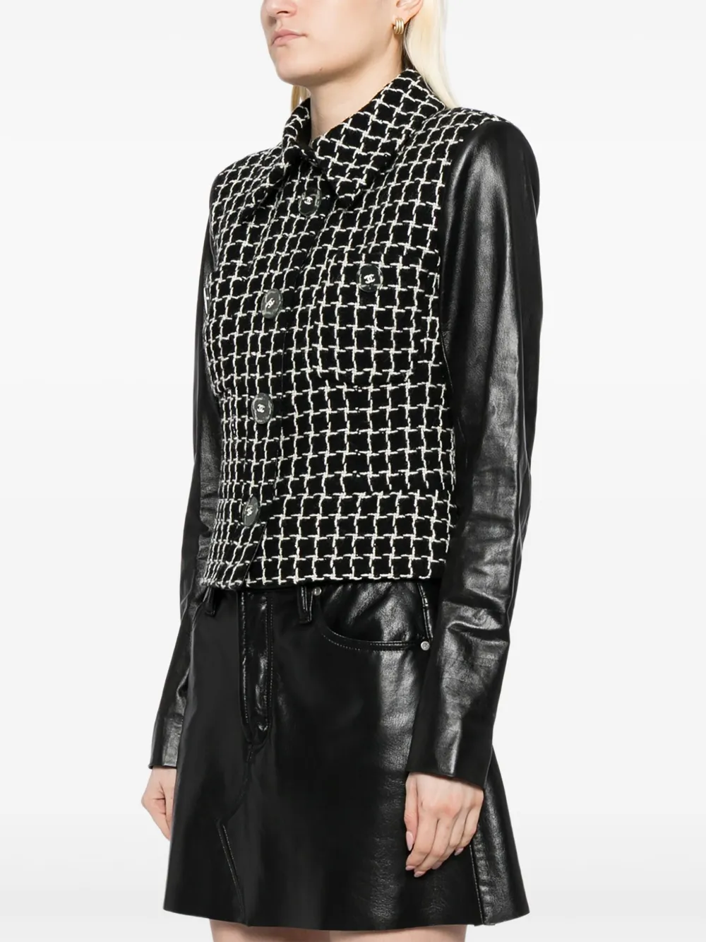 CHANEL Pre-owned 2017 Single Breasted Jacket In Black