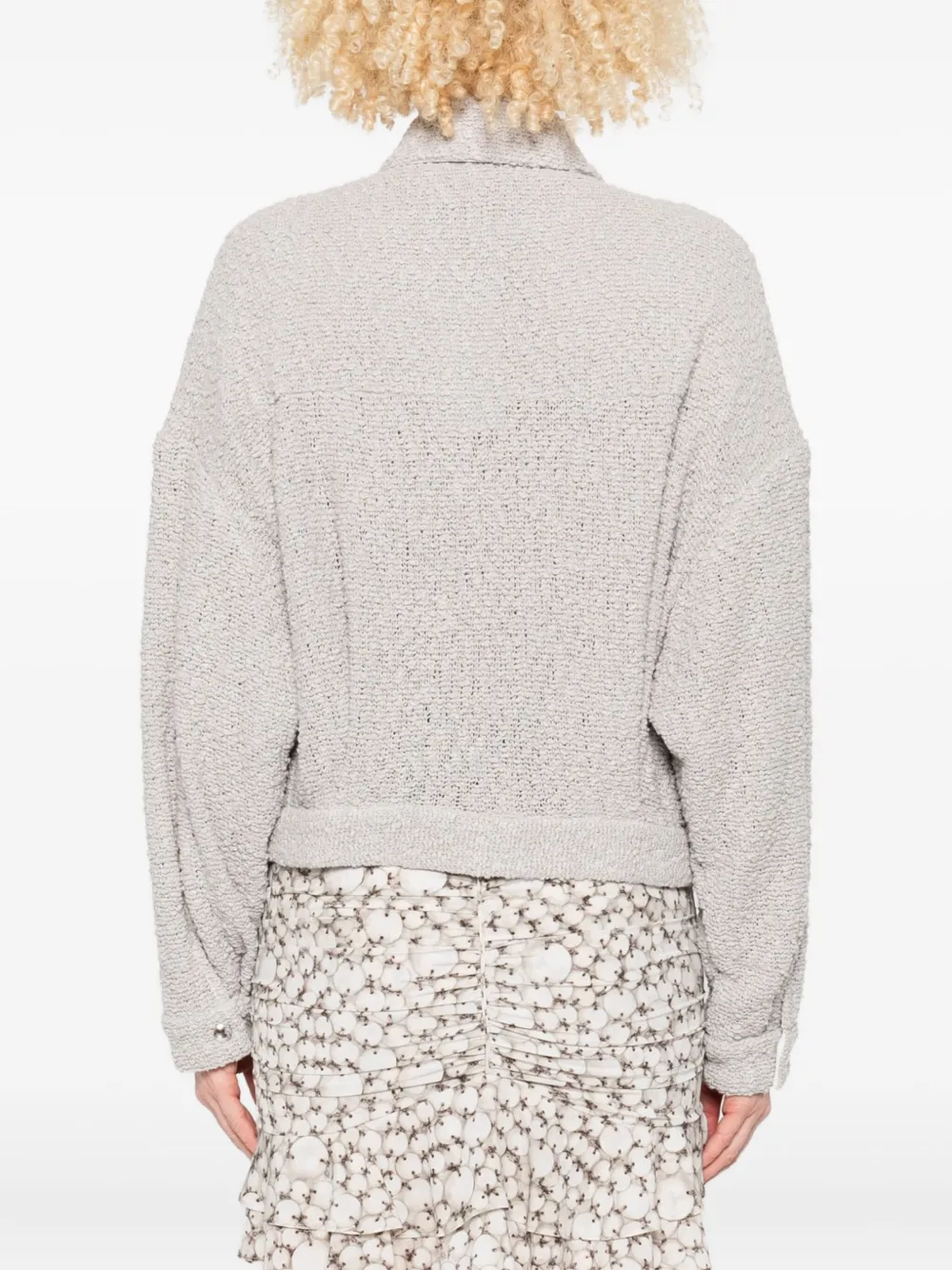 IRO textured pocket jacket Grijs