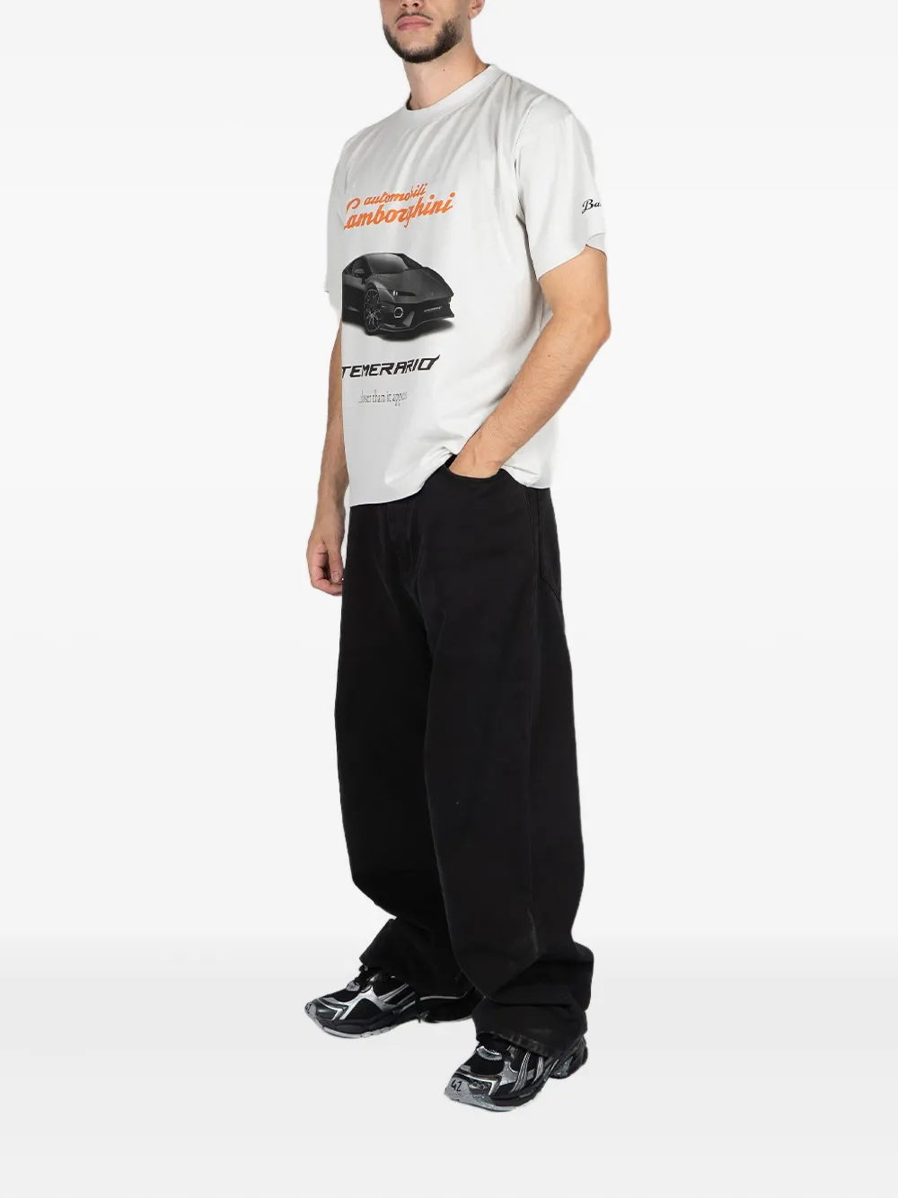 Balenciaga Automobili Lamborghini katoenen T-shirt - Beige