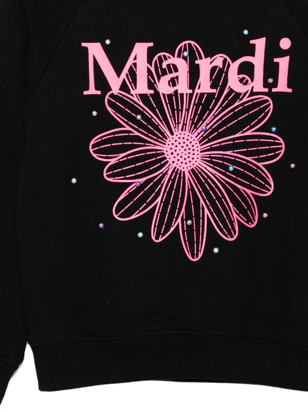 Mardi Mercredi Les Petites Sweater met logoprint Zwart
