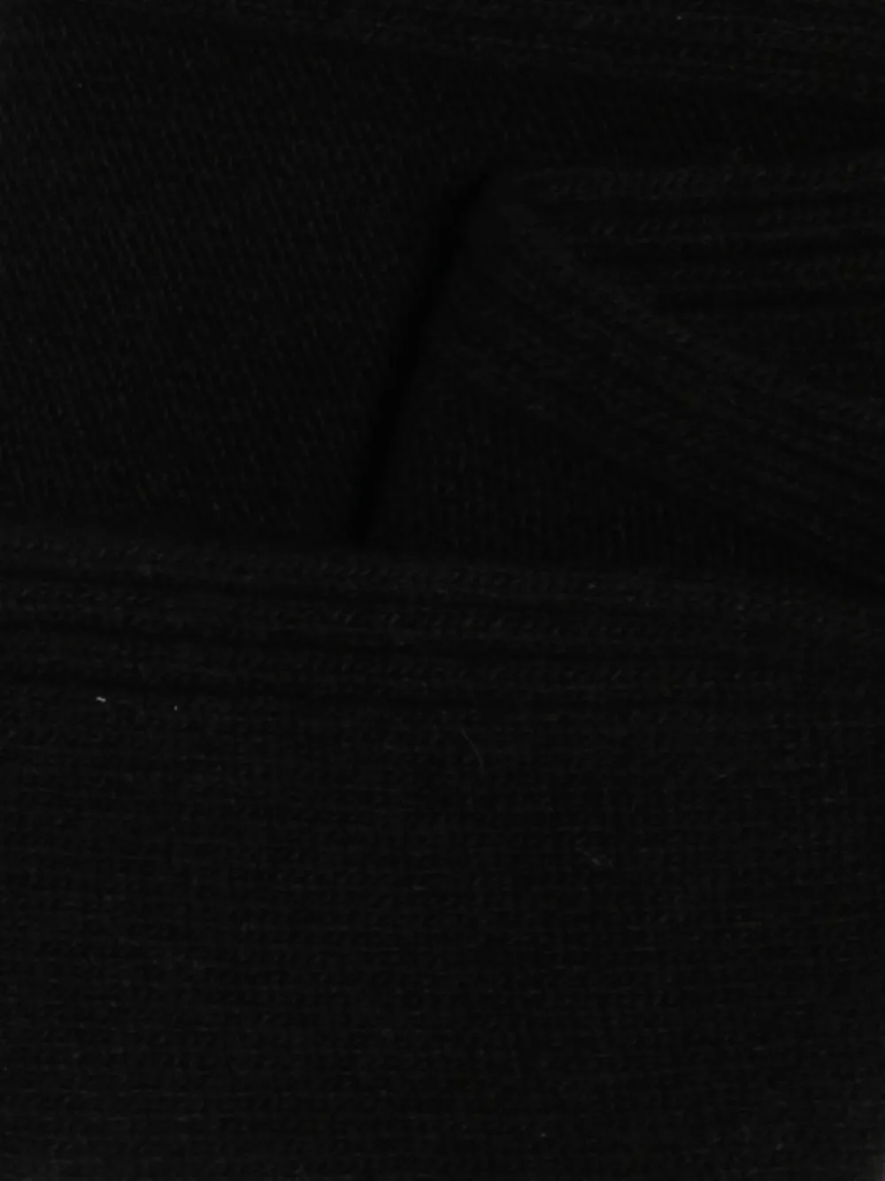 Mardi Mercredi Les Petites Wollen sjaal met logo-applicatie Zwart