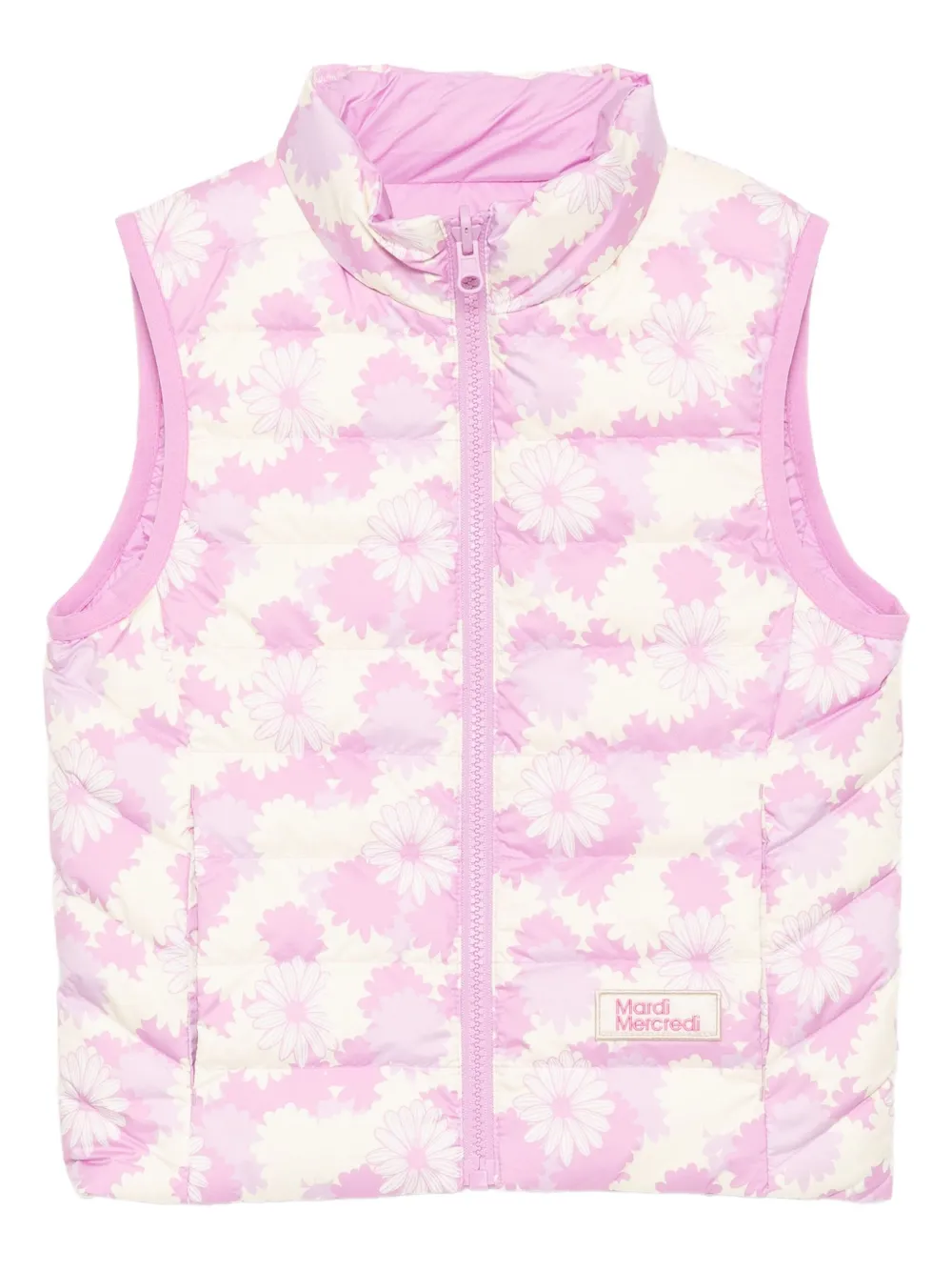 Mardi Mercredi Les Petites floral-print gilet | Neutrals | Image 1