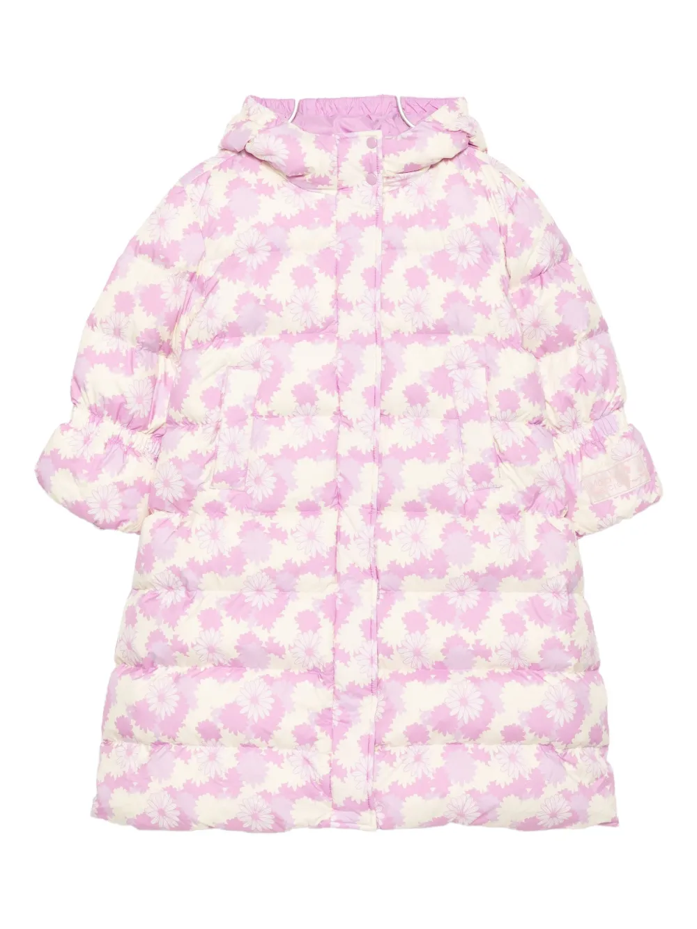 Mardi Mercredi Les Petites Floral-print Coat In Multi