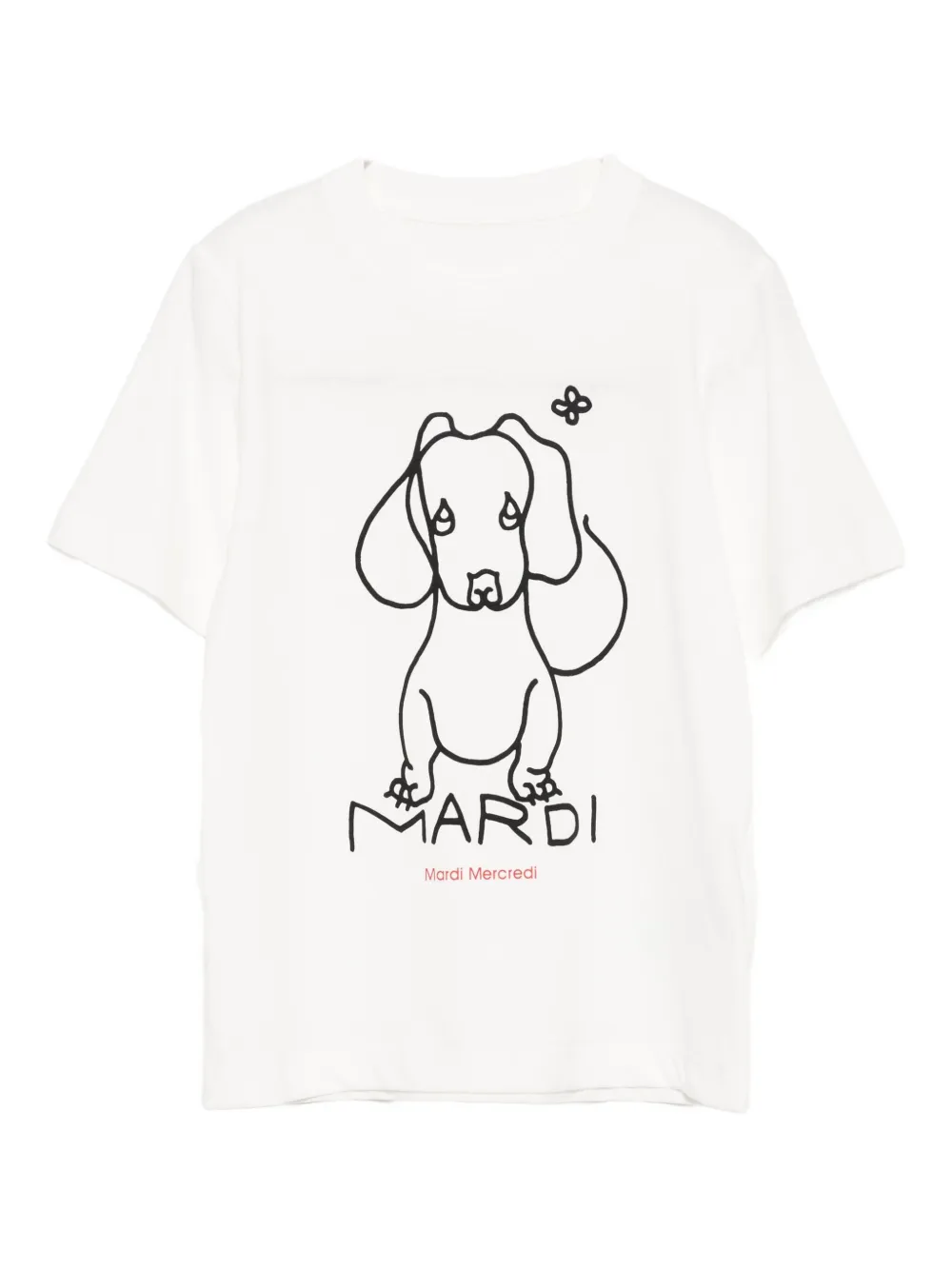 Mardi Mercredi Les Petites Ddanji T-shirt - Bianco