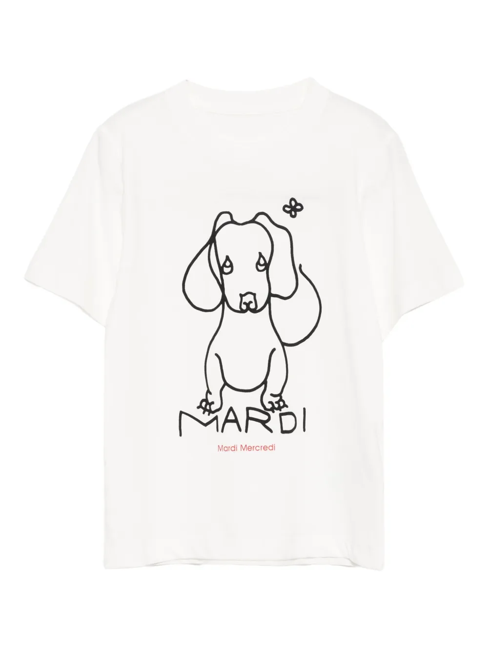 Mardi Mercredi Les Petites t-shirt Ddanji | blanc | Image 1