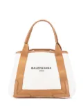 Balenciaga Pre-Owned 2005-2025 Canvas Navy Cabas S tote bag - White