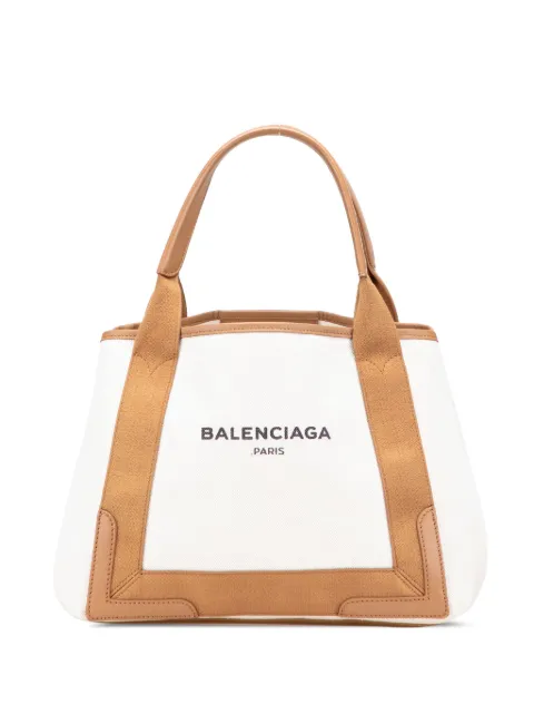Balenciaga Pre-Owned 2005-2025 Navy Cabas S Tote Bag aus Canvas