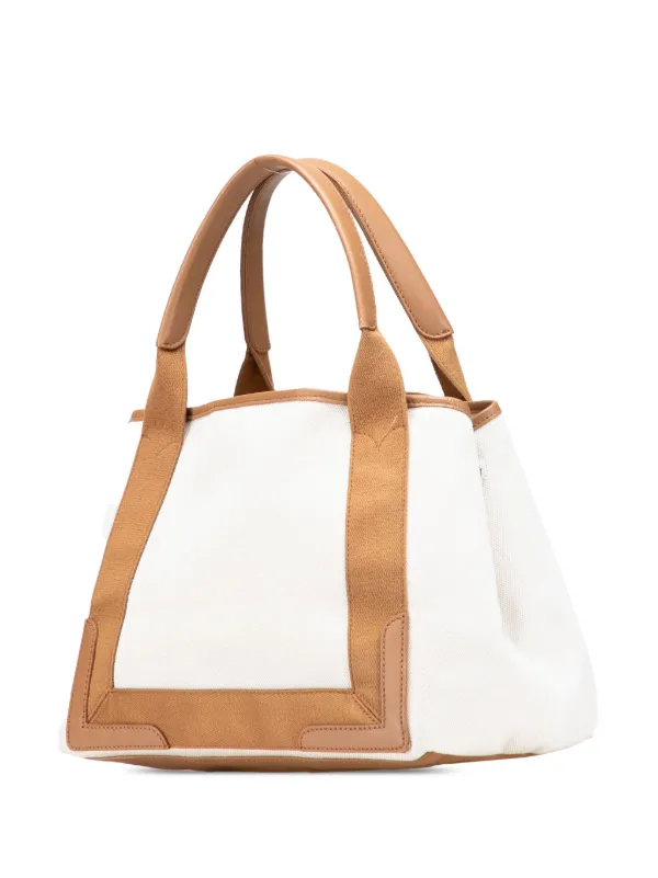 Balenciaga Pre-Owned 2005-2025 Canvas Navy Cabas S Tote Bag