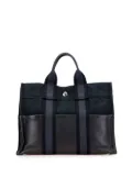 Hermès Pre-Owned 1990-2010 Canvas and Leather Fourre Tout PM tote bag - Blue