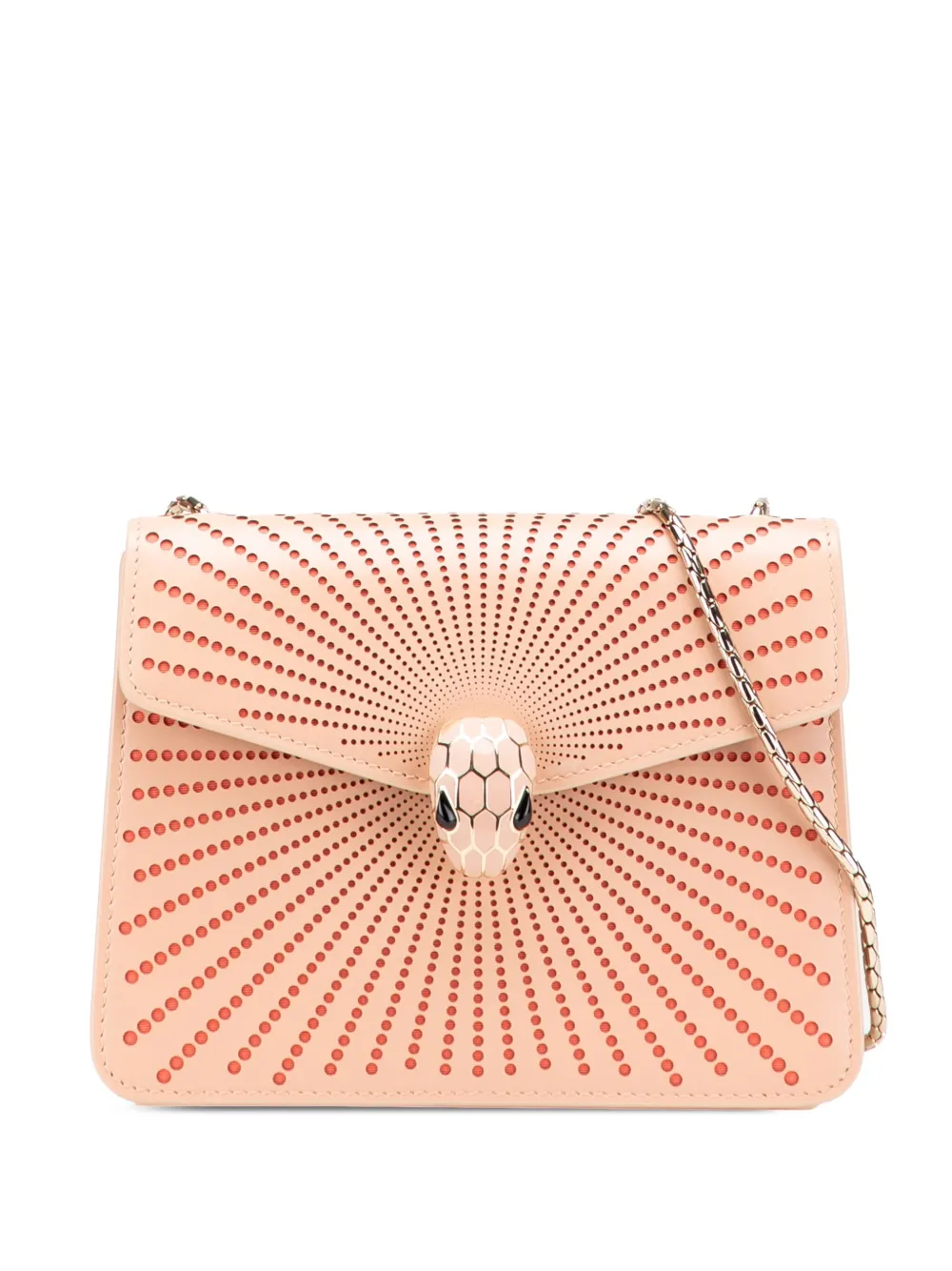 2011-2025 Small Laser Cut Calfskin Serpenti Forever Diamond Blast Sunshine crossbody bag