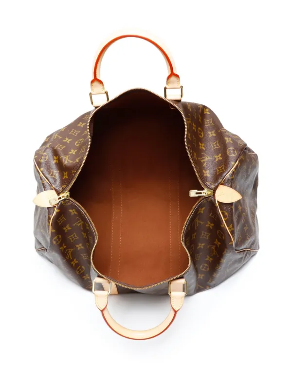 LOUIS VUITTON ボストンバッグ モノグラム キーポル50 ブラウン Louis Vuitton Pre-Owned 1997 モノグラム キーポル 50 ボストンバッグ