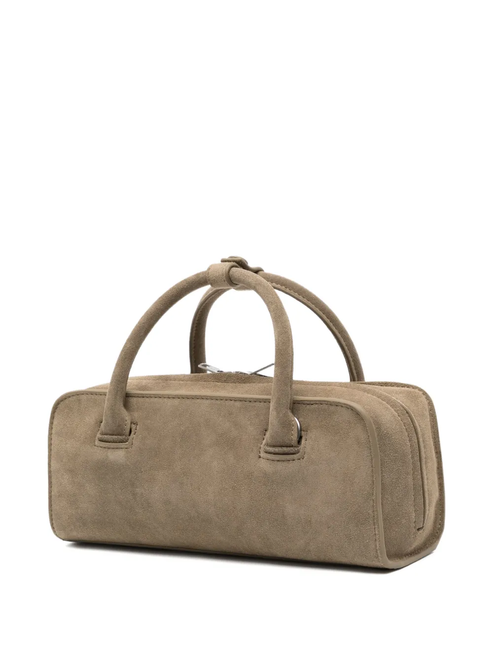 Jnby Leather Tote Bag In Brown