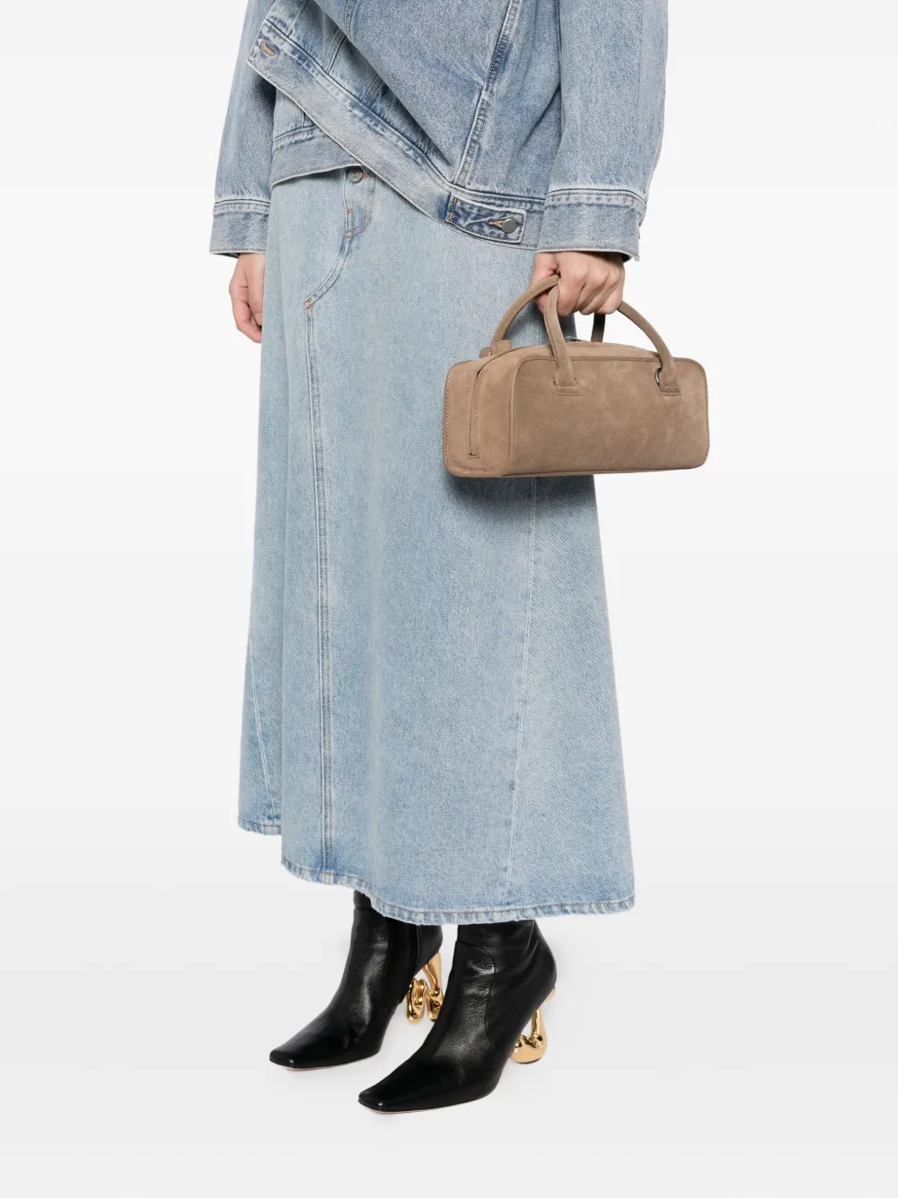 JNBY leather tote bag - Bruin