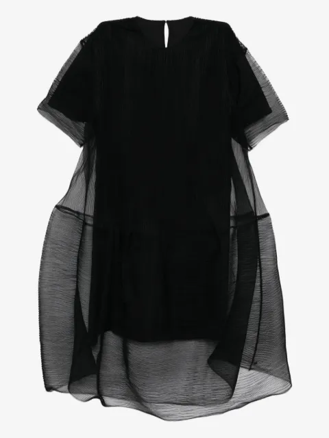 JNBY vestido acampanado manga corta