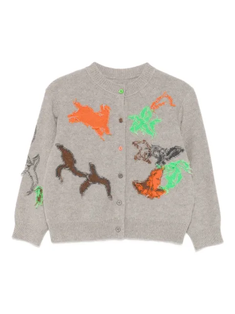 jnby by JNBY graphic-embroidered cardigan