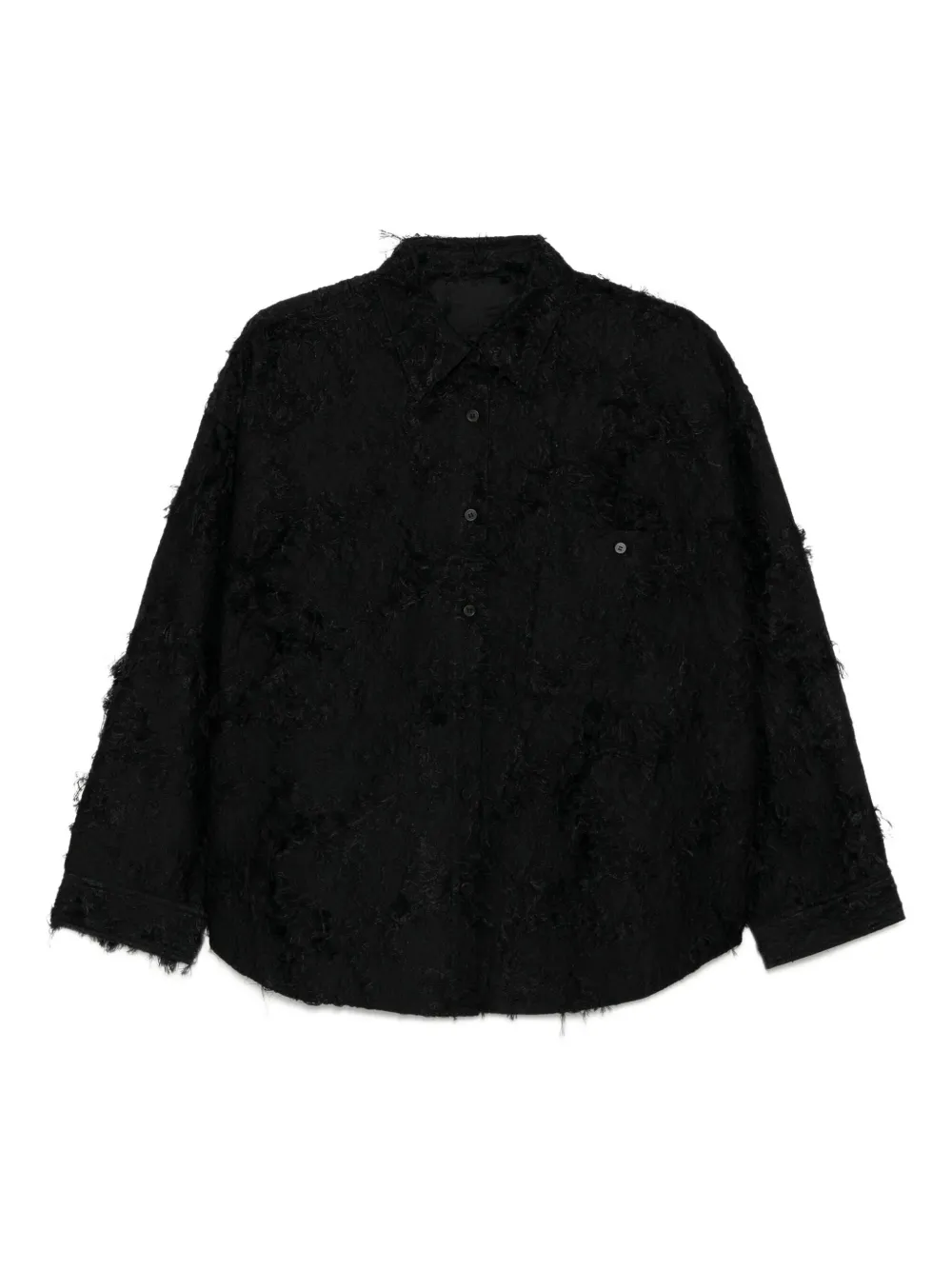 JNBY Blouse met jacquard Zwart