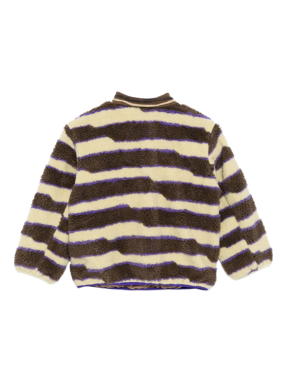 jnby by JNBY Gestreept poloshirt Bruin