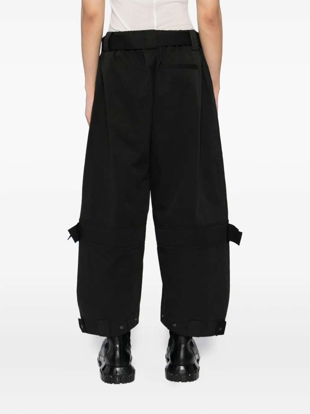 CROQUIS Broek met ceintuur Zwart
