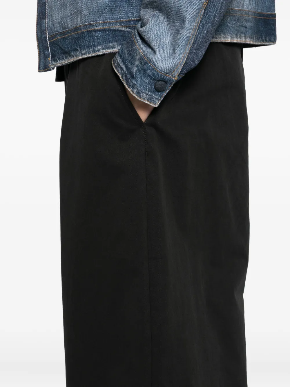 CROQUIS Broek met ceintuur Zwart