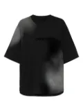 CROQUIS gradient-embellished logo T-shirt - Grey