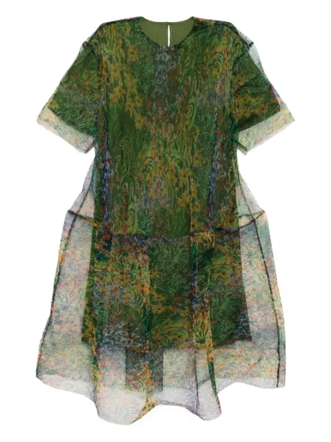 JNBY A-line short-sleeves dress