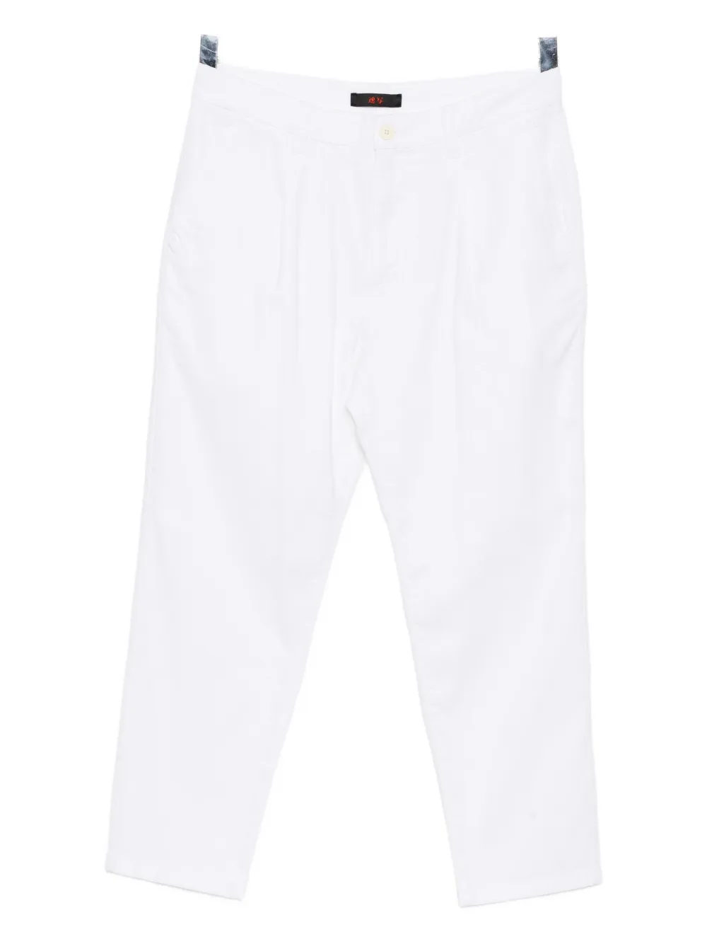 CROQUIS Pantaloni affusolati in cotone - Bianco