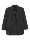 JNBY laser-cut blazer - Grey