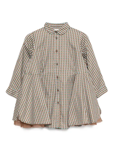 jnby by JNBY checked cotton dress