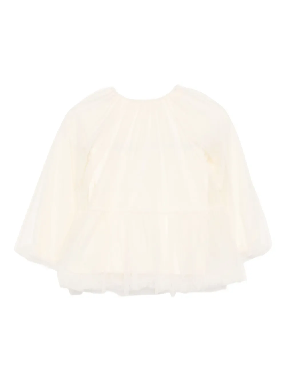 jnby by JNBY Top met strikdetail Geel