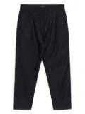 CROQUIS cotton tapered pants - Blue