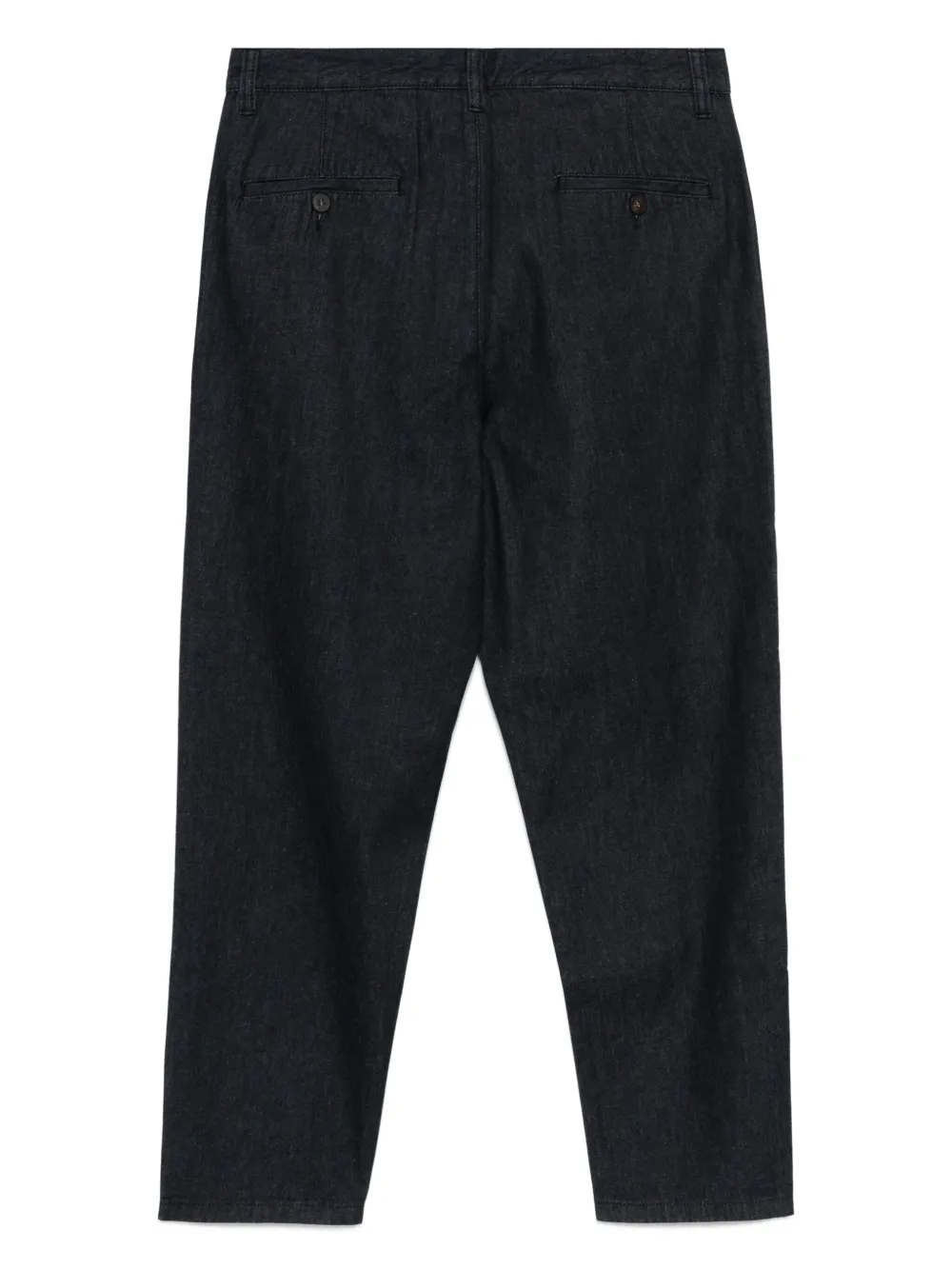 CROQUIS Katoenen broek met toelopende pijpen - Blauw