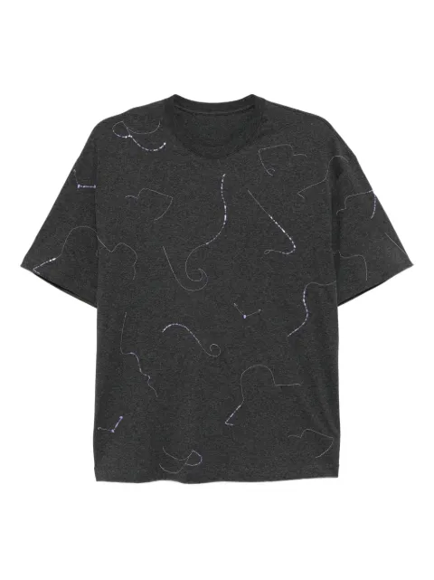JNBY embroidered cotton T-shirt