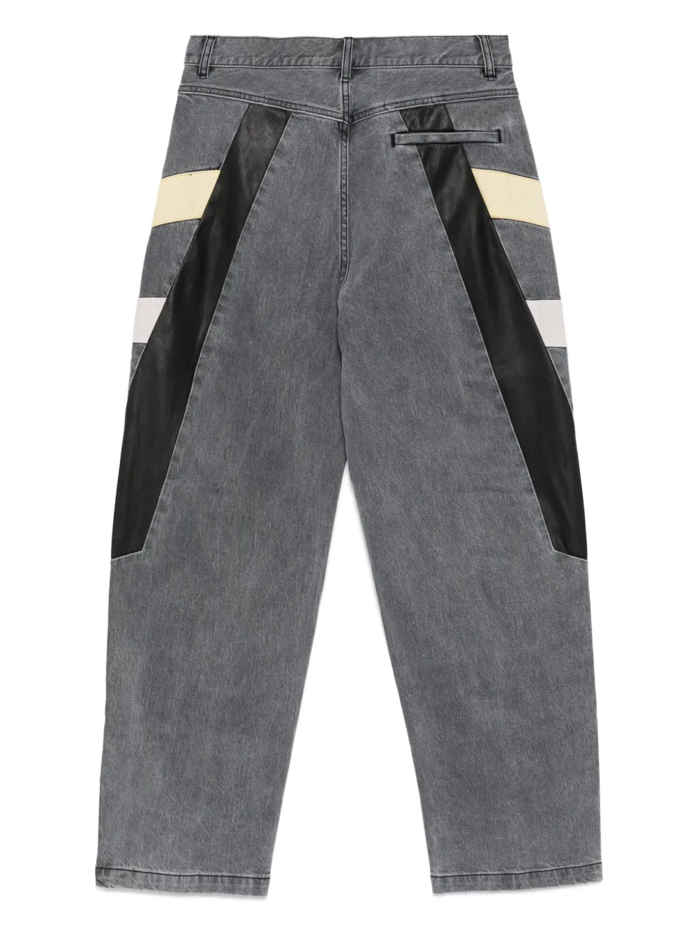 CROQUIS Staight trainingsbroek met vlakken - Zwart